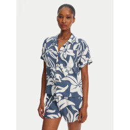 Banana Moon Риза Taylor Floreal MHX74 Син Loose Fit
