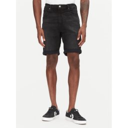Lee Дънкови шорти 5 Pocket 112363930 Черен Regular Fit