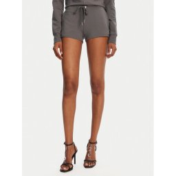 Juicy Couture Спортни шорти JCWHS125312 Сив Loose Fit