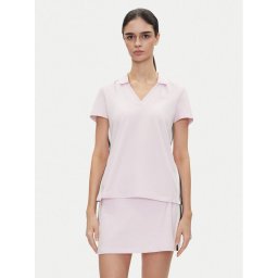 DKNY Sport Тениска с яка и копчета DP5T1212 Розов Regular Fit