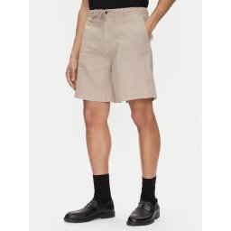 Selected Homme Шорти от плат 16097541 Бежов Loose Fit