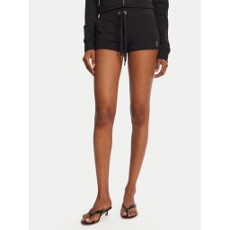 Juicy Couture Спортни шорти JCWHS125312 Черен Loose Fit
