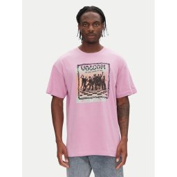 Volcom Тишърт Filip Rygalski A4312506 Розов Loose Fit