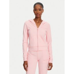 Juicy Couture Суитшърт Active JCSAS125401 Розов Slim Fit