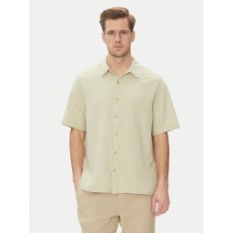 Jack & Jones Риза Dobby 12277184 Зелен Relaxed Fit