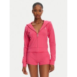 Juicy Couture Суитшърт Ola JCWAS125310 Розов Slim Fit
