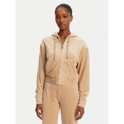 Juicy Couture Суитшърт Iccle JCWAS125308 Бежов Loose Fit