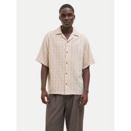 Jack & Jones Риза Bluvincent 12273289 Бежов Relaxed Fit