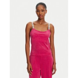 Juicy Couture топ Elina JCLCT125501 Розов Slim Fit