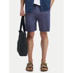 Selected Homme Шорти от плат 16097541 Виолетов Loose Fit