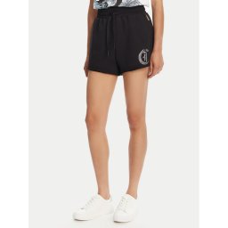Just Cavalli Спортни шорти 78PADE08 Черен Loose Fit