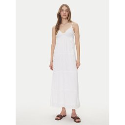 ONLY Лятна рокля Chiara 15346832 Бял Regular Fit