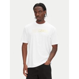 Just Cavalli Тишърт 78OAHT16 Бял Regular Fit