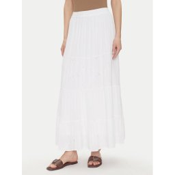 ONLY Макси пола Chaira 15346834 Бял Regular Fit