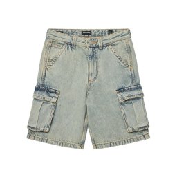 Jack & Jones Junior Дънкови шорти Alex 12278977 Син Baggy Fit