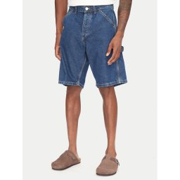 Jack & Jones Дънкови шорти Alex 12273238 Тъмносин Baggy Fit