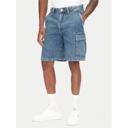 Jack & Jones Дънкови шорти Bill 12272557 Син Relaxed Fit