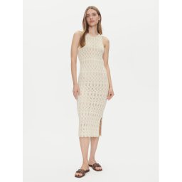 Vero Moda Лятна рокля Fabienne 10317250 Бежов Slim Fit
