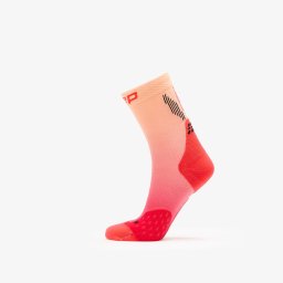 Чорапи CEP Mid Cut Gradient Socks Red/ Marigold Fade L