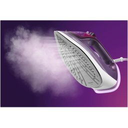 PHILIPS Steam iron Series 3000 40g/min 180g steam boost SteamGlide Plus 2600 W Black