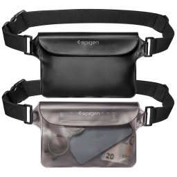 Водоустойчиви чанти Spigen Aqua Shield WaterProof Waist Bag A620 2 Pack Черна + опушено черна