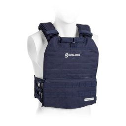 Capital Sports Battlevest 2.0, жилетка за тежести, 2 х 2 тежести 5,75 (2,6) и 8,75 фунта (4,0 кг), синьо (FIT20- 29lbs Navy)