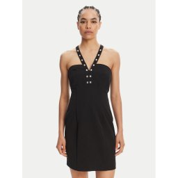 Liu Jo Коктейлна рокля WA5082 TS896 Черен Regular Fit