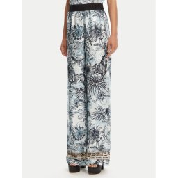 Just Cavalli Текстилни панталони 78PAA120 Син Loose Fit