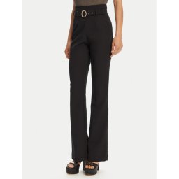 Just Cavalli Текстилни панталони 78PAA130 Черен Slim Fit