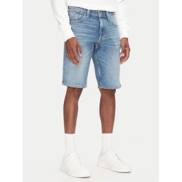 Tommy Jeans Дънкови шорти Ronnie DM0DM21331 Син Regular Fit