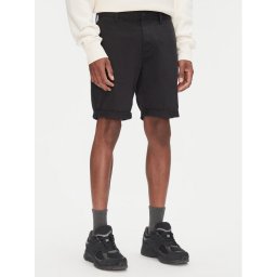 Tommy Jeans Шорти от плат Scanton DM0DM21950 Черен Slim Fit