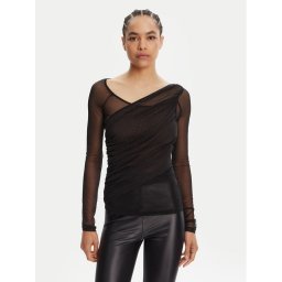 Versace Jeans Couture Блуза 78HAH600 Черен Slim Fit