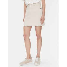 Vero Moda Дънкова пола Tessa 10301536 Екрю Regular Fit