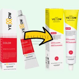 Alfaparf Yellow Професионална боя за коса с алое вера и пшеничен зародиш 100 мл. Permanent cosmetic coloring cream