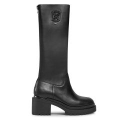 Ботуши DKNY Paloma Logo K3324785 Черен