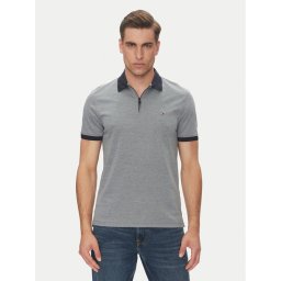 Tommy Hilfiger Тениска с яка и копчета MW0MW38492 Син Regular Fit