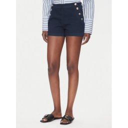 Morgan Дънкови шорти 241-SHIVAL Тъмносин Slim Fit