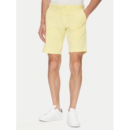 Tommy Hilfiger Шорти от плат Brooklyn MW0MW23563 Жълт Regular Fit