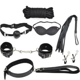 BDSM Комплект "BLACK PEARL" 7 части