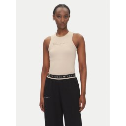 EA7 Emporio Armani Боди 7W000338 AF12625 U6155 Бежов Slim Fit