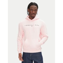 Tommy Jeans Суитшърт DM0DM20746 Розов Regular Fit