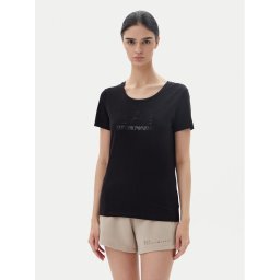 EA7 Emporio Armani Тишърт 7W000094 AF10373 UC001 Черен Slim Fit