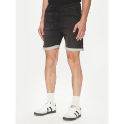 Jack & Jones Дънкови шорти Rick 12269594 Черен Regular Fit