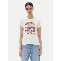 Levi's® Тишърт Perfect 17369-3024 Бял Standard Fit