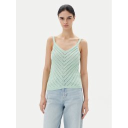 Vero Moda топ Peru 10326463 Зелен Regular Fit