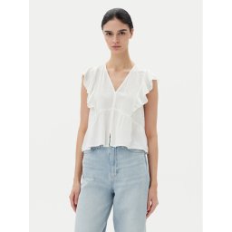 ONLY Блуза Rian 15349090 Бял Regular Fit