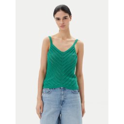 Vero Moda топ Peru 10326463 Зелен Regular Fit