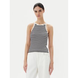 Pieces топ Jane 17155477 Черен Slim Fit