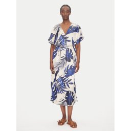 Vero Moda Лятна рокля Vina 10327430 Бежов Relaxed Fit