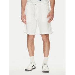 Jack & Jones Шорти от плат Jaiden 12274968 Бял Relaxed Fit